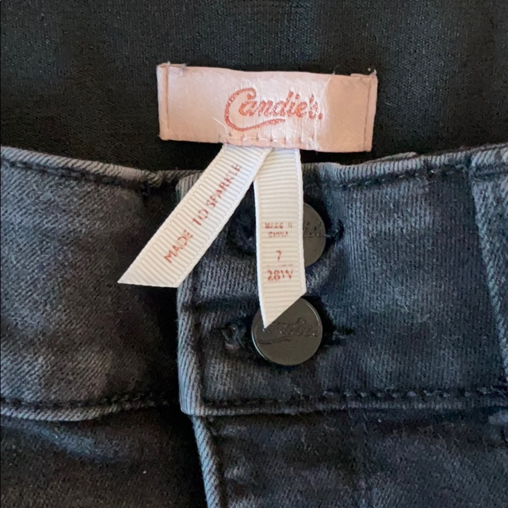 Candies faded black jeans